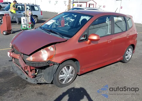 2007 Honda Fit S z USA, uszkodzony, nr VIN JHMGD38617S055437